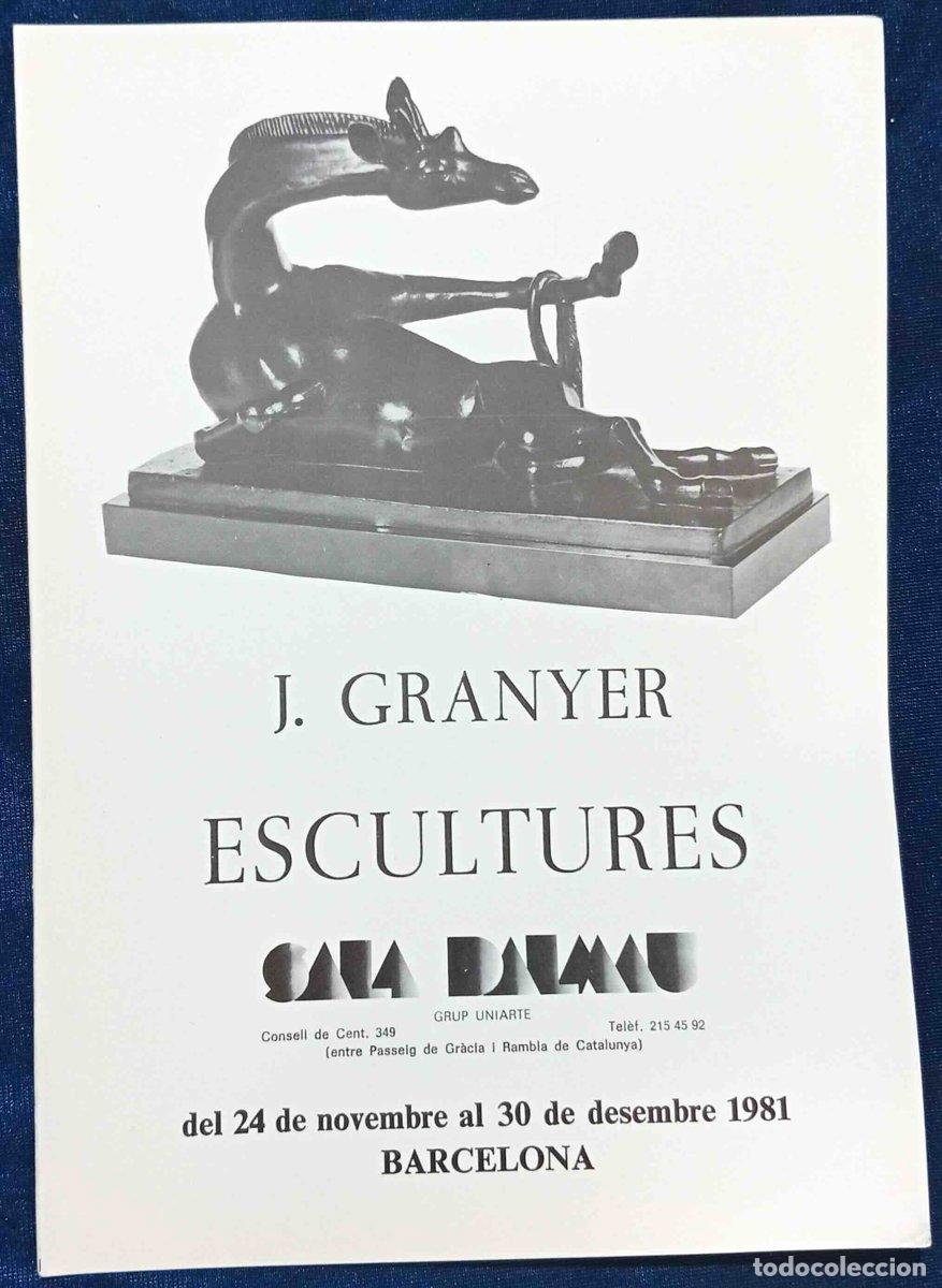 Arte: J. GRANER. ESCULTURES. SALA DALMAU. BARCELONA, 1981.