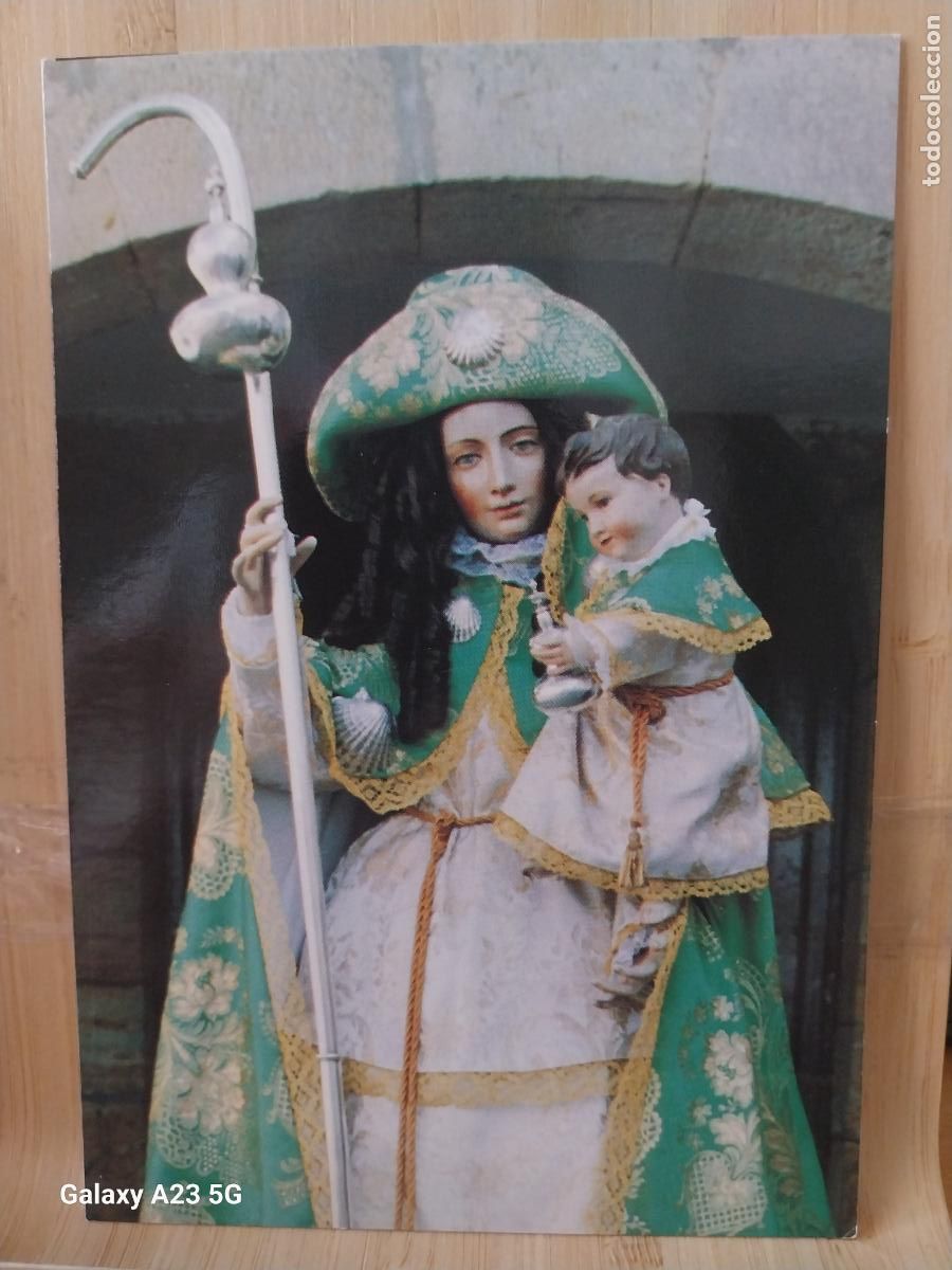 Arte: VILLAVERDE DE LOS PONTONES VIRGEN NTRA SRA DIVINA PASTORA CANTABRIA ED FISA SC ORIGINAL