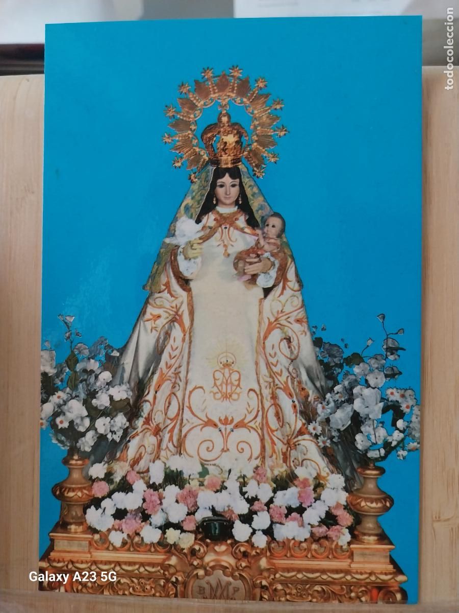 Arte: PEDRO MU&Ntilde;OZ VIRGEN NTRA SRA BUEN PARTO CIUDAD REAL ED AZUL SC ORIGINAL A&Ntilde;O 1980 ++