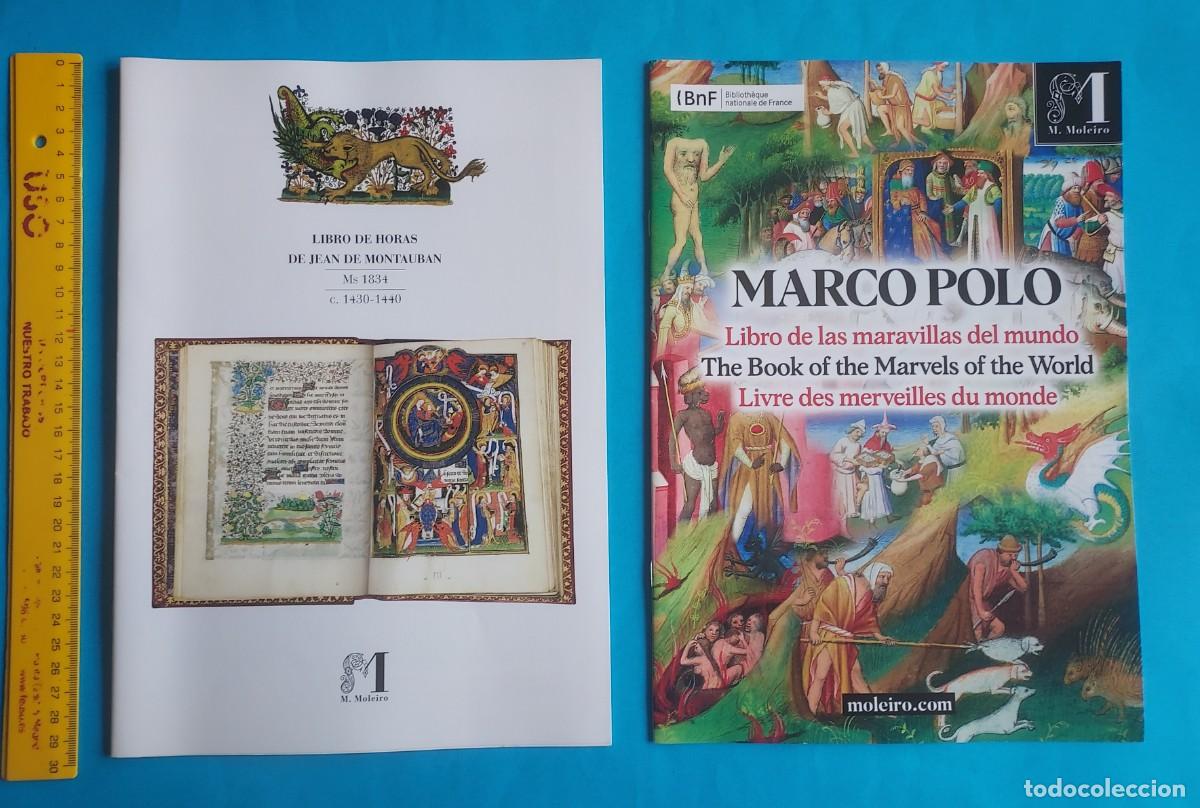 Arte: 7 FOLLETOS DE MOLEIRO EDITOR APOCALIPSIS DIOSC&Oacute;RIDES ROM&Aacute;N DE LA ROSE LIBRO DE LAS HORAS M. POLO...