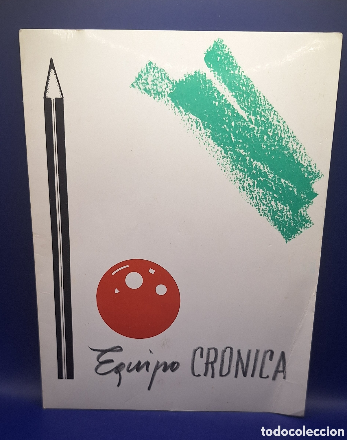 Arte: Equipo Cr&oacute;nica - Invitaci&oacute;n Exposici&oacute;n Galer&iacute;a Maeght - Montcada 25 - Barcelona - A&ntilde;o 1978 -