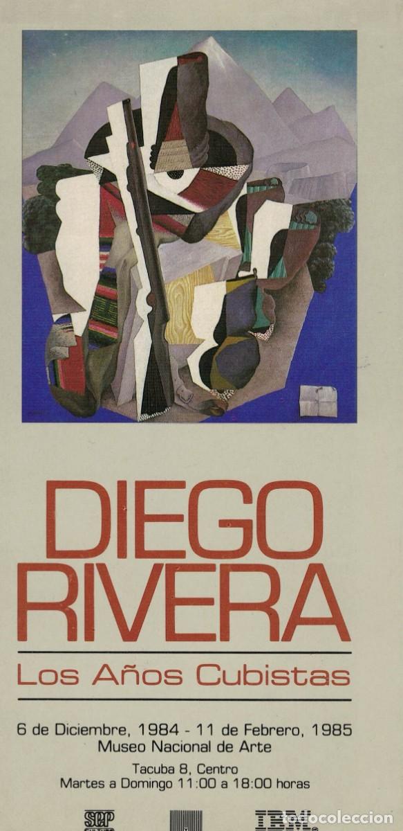 Arte: Diego Rivera Los A&ntilde;os Cubistas. Exposici&oacute;n 1984-1985 Museo Nacional de Arte / Folleto