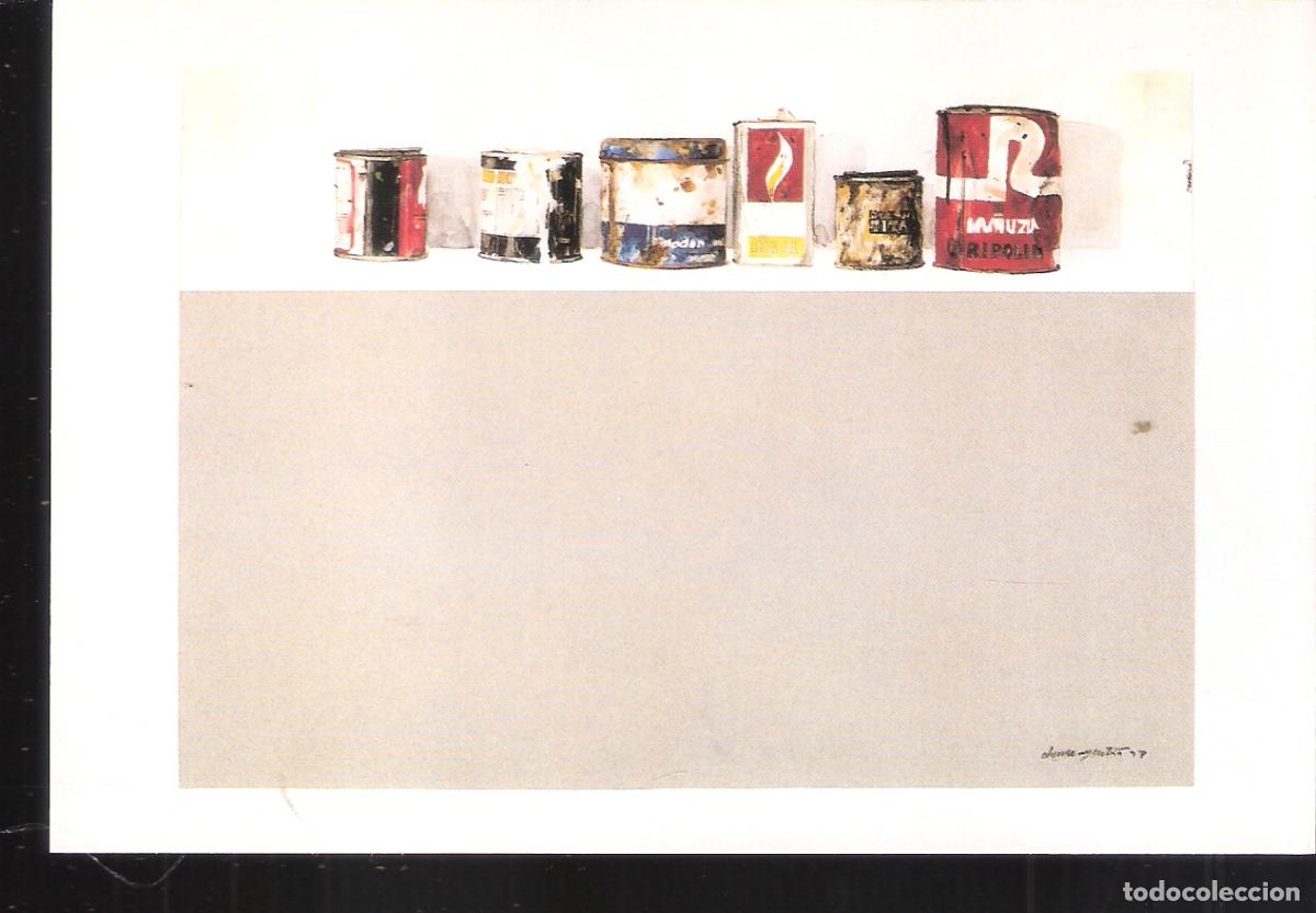 Arte: Chema Agustin Garc&iacute;a. Muestra de Arte Joven. Gobierno de Arag&oacute;n. Tarjeta. 15,5 x 10,5 cm.