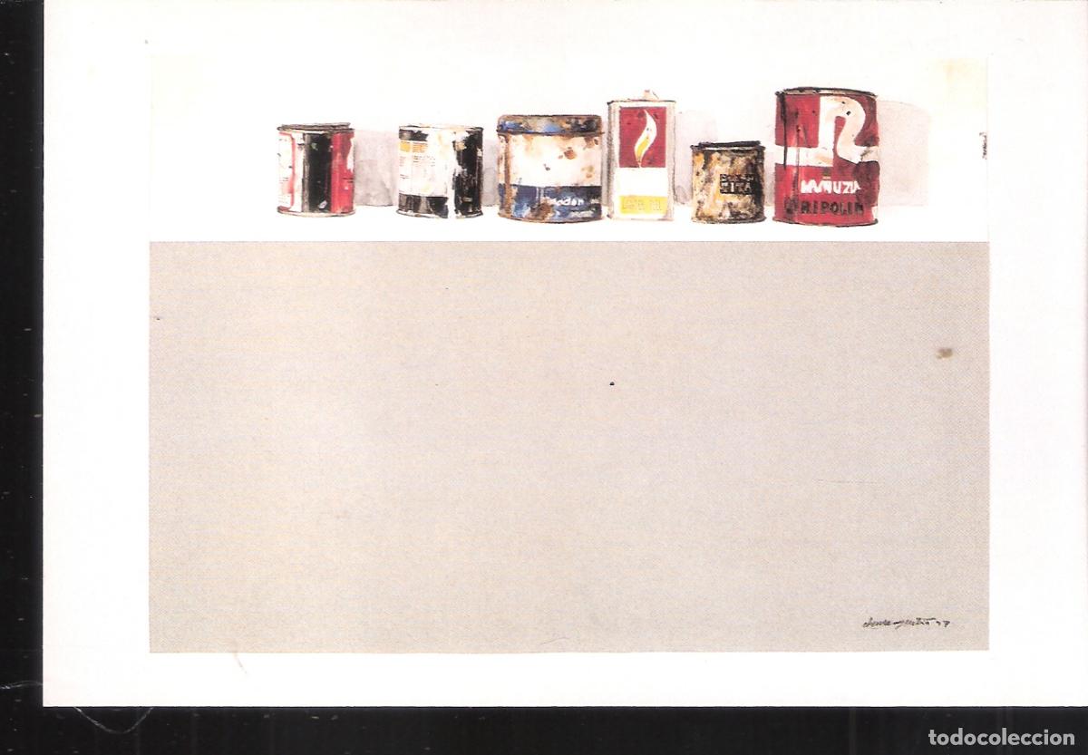 Arte: Chema Agustin Garc&iacute;a. Muestra de Arte Joven. Gobierno de Arag&oacute;n. Tarjeta. 15,5 x 10,5 cm.
