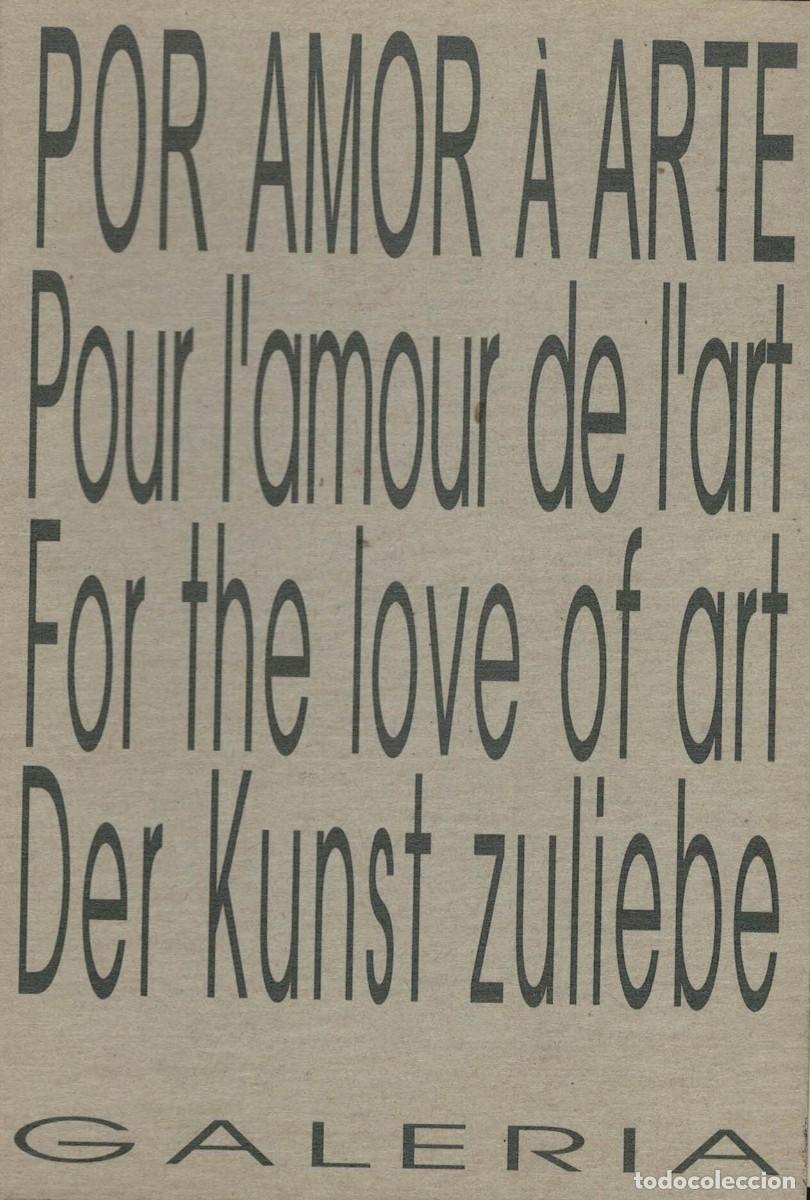 Arte: Feria Arco 98 Portugal / Por amor al arte Por amor &agrave; Arte Galeria Oporto 1998