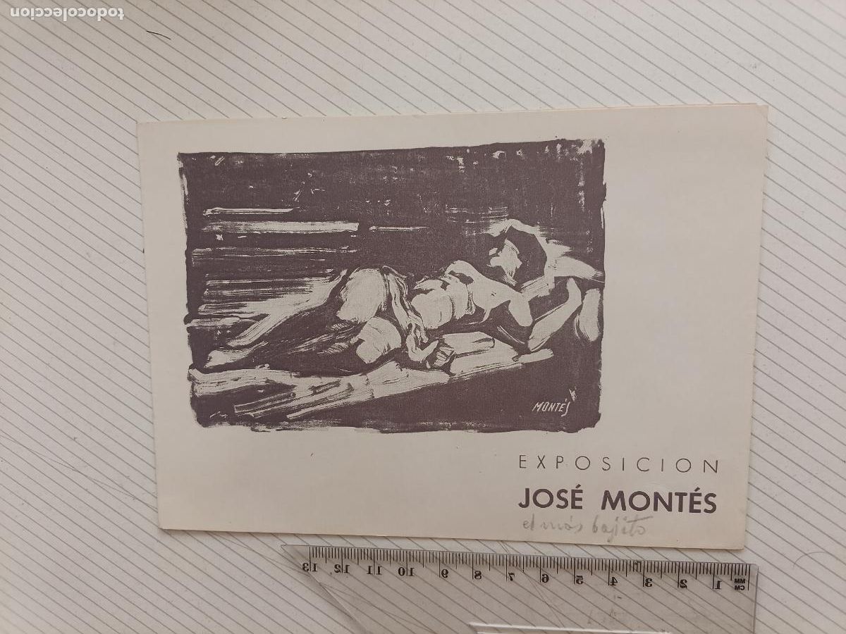 Arte: Pintura. Exposici&oacute;n Jos&eacute; Montes. C&iacute;rculo de Bellas Artes de Valencia 1967