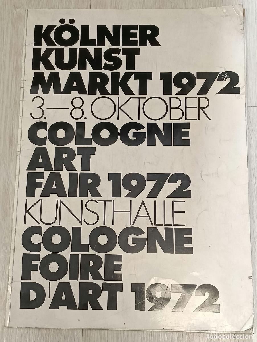 Arte: Cologne Art Fair 1972. Kunsthalle. / K&ouml;lner Kinst Markt 1972. / Cologne Foire d'Art 1972.