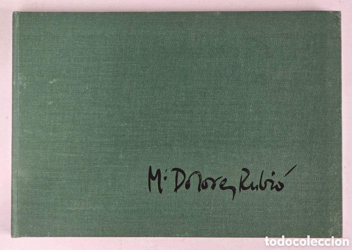 Arte: Maria Dolores Rubi&oacute; - Malole - Dibujo Sitges - Firma 1996 Dedicatoria - Libro Cat&aacute;logo Pintura Arte