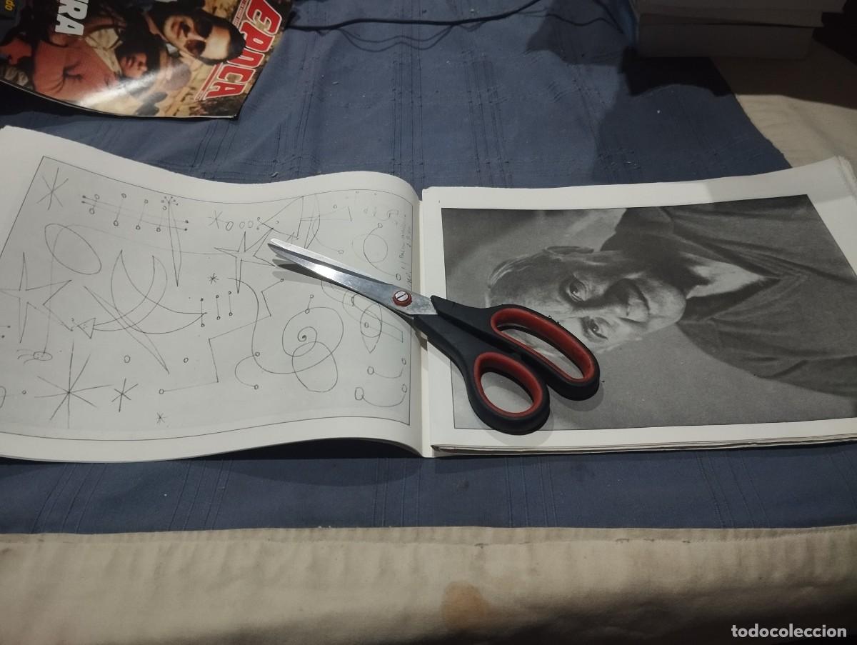 Arte: 4 GATS MIR&Oacute; Y PICASSO MUY RARA LIBRETA CON 124 PAGINAS IMAGENES CARTELES GALERIAS ETC.. UNA JOYA!!!