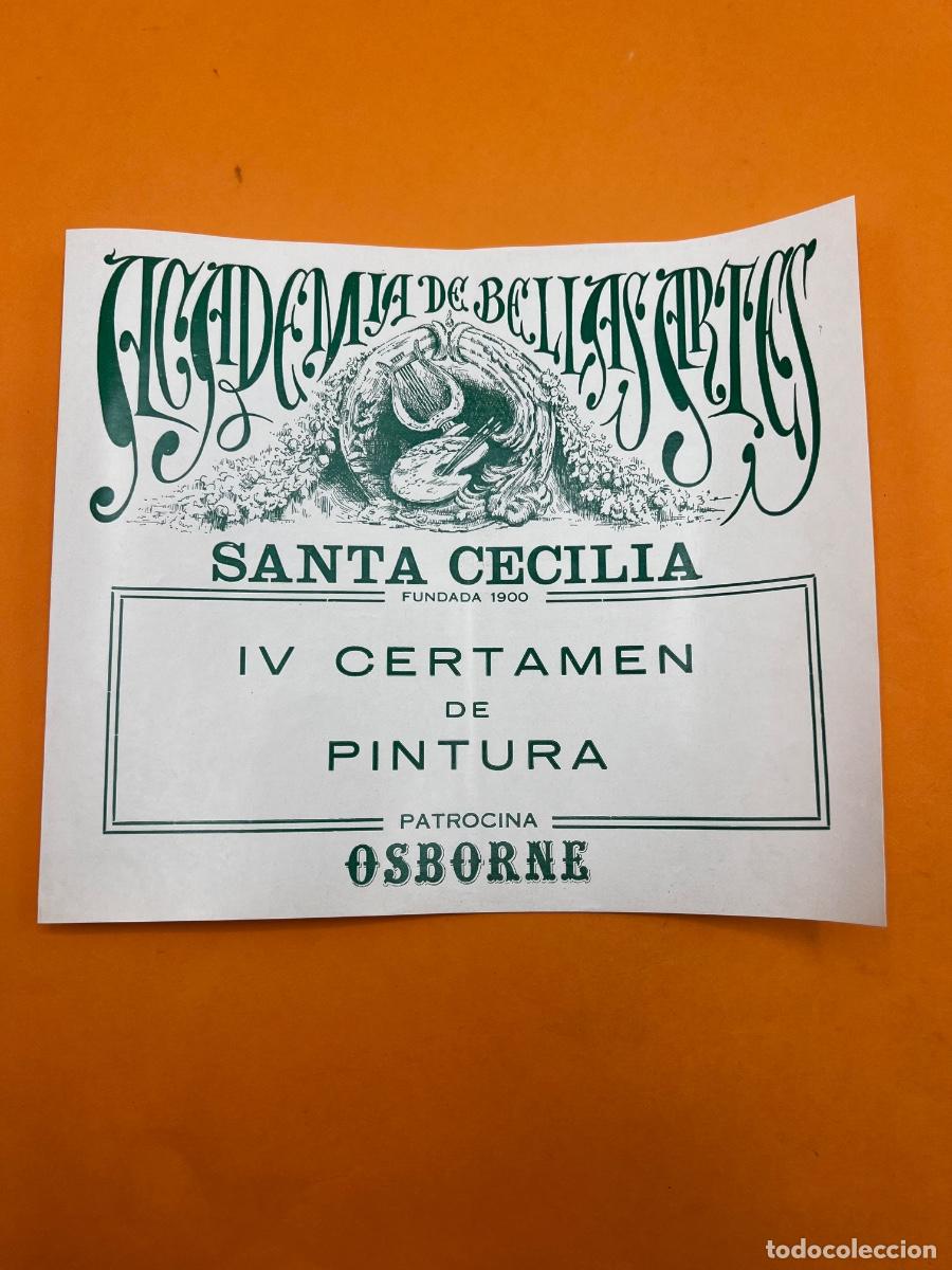 Arte: CAT&Aacute;LOGO. MUESTRA RECUERDO. IV CERTAMEN DE PINTURA. ACADEMIA DE BELLAS ARTES. PUERTO SANTA MAR&Iacute;A.