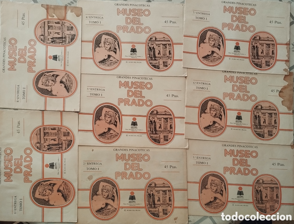 Art: Museo del Prado Tomos 1 . Entregas del 2o a la 9a