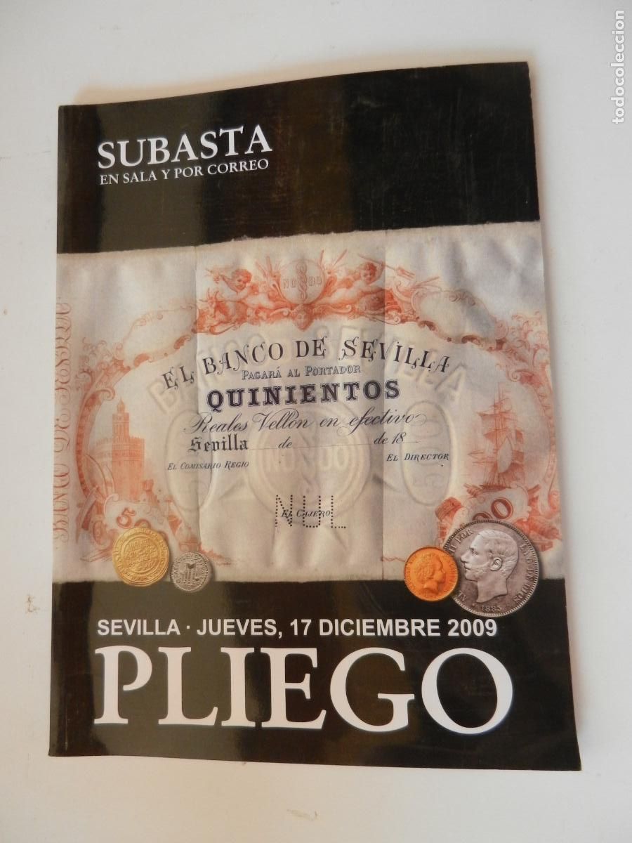 Arte: PLIEGO , SUBASTAS EN SALA Y POR CORREO - DICIEMBRE 2009- CATALOGO