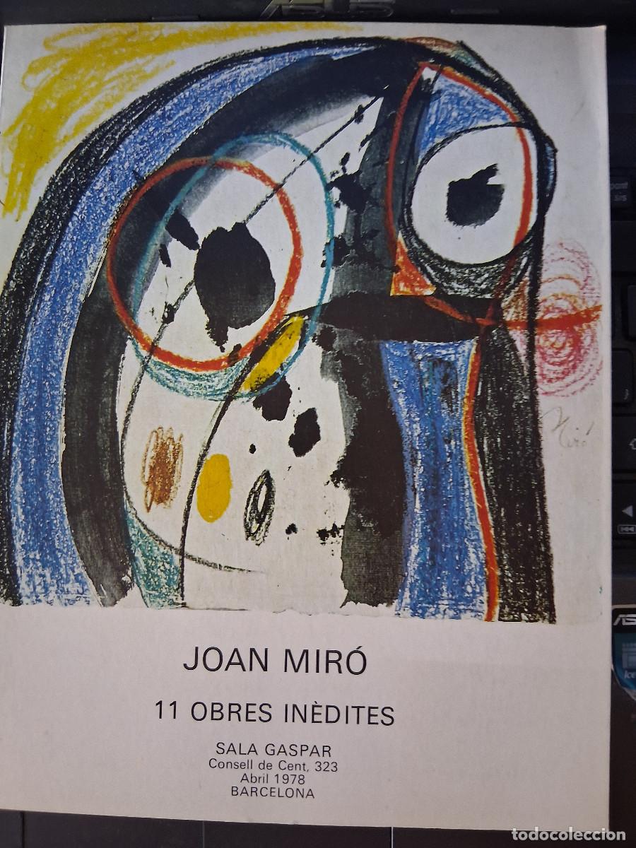 Arte: MIR&Oacute;, Joan : 11 obres in&egrave;dites . Sala Gaspar