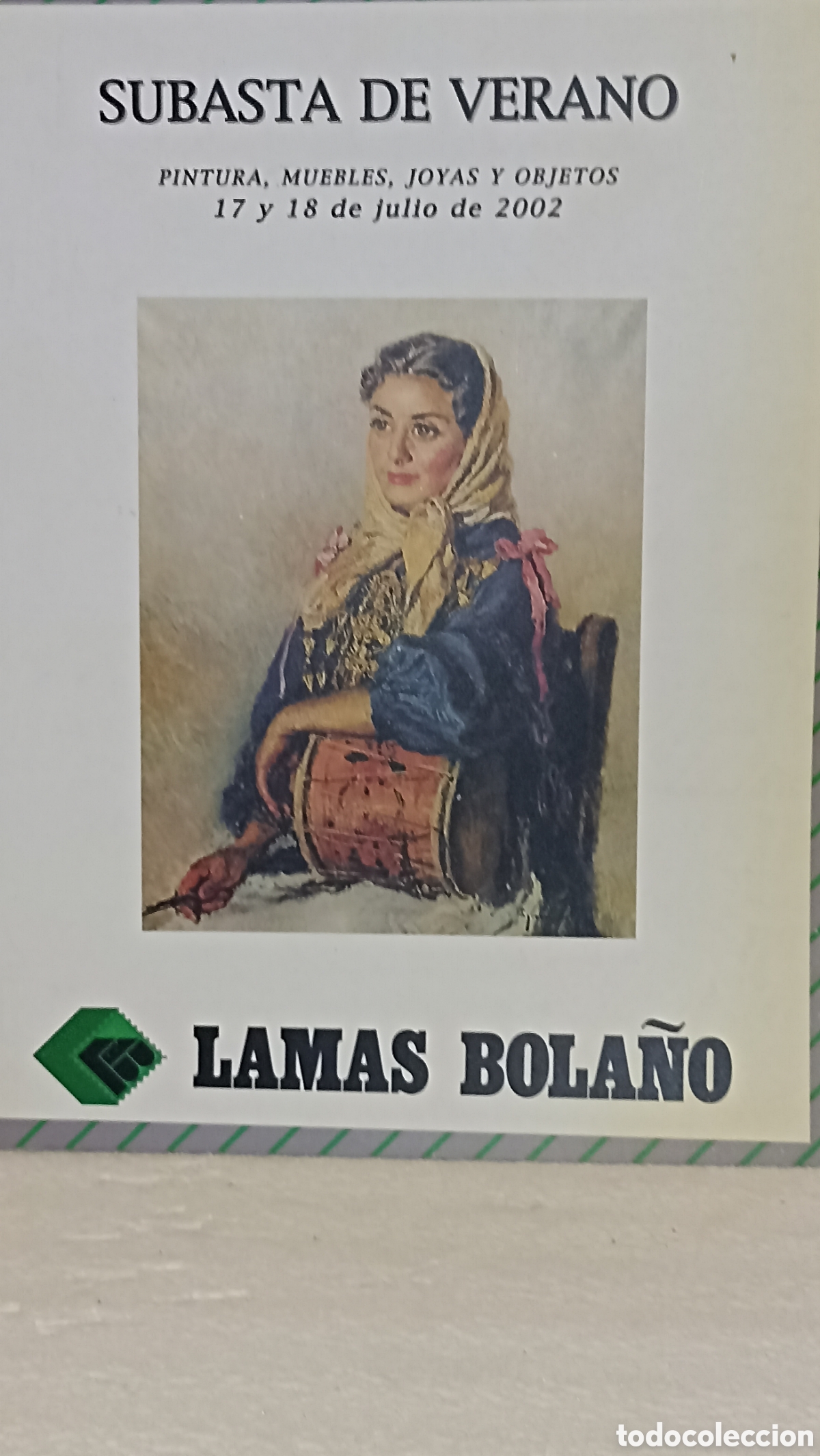 Arte: Cat&aacute;logo de subasta de arte y antig&uuml;edades: Lamas Bola&ntilde;o (Julio 2002).