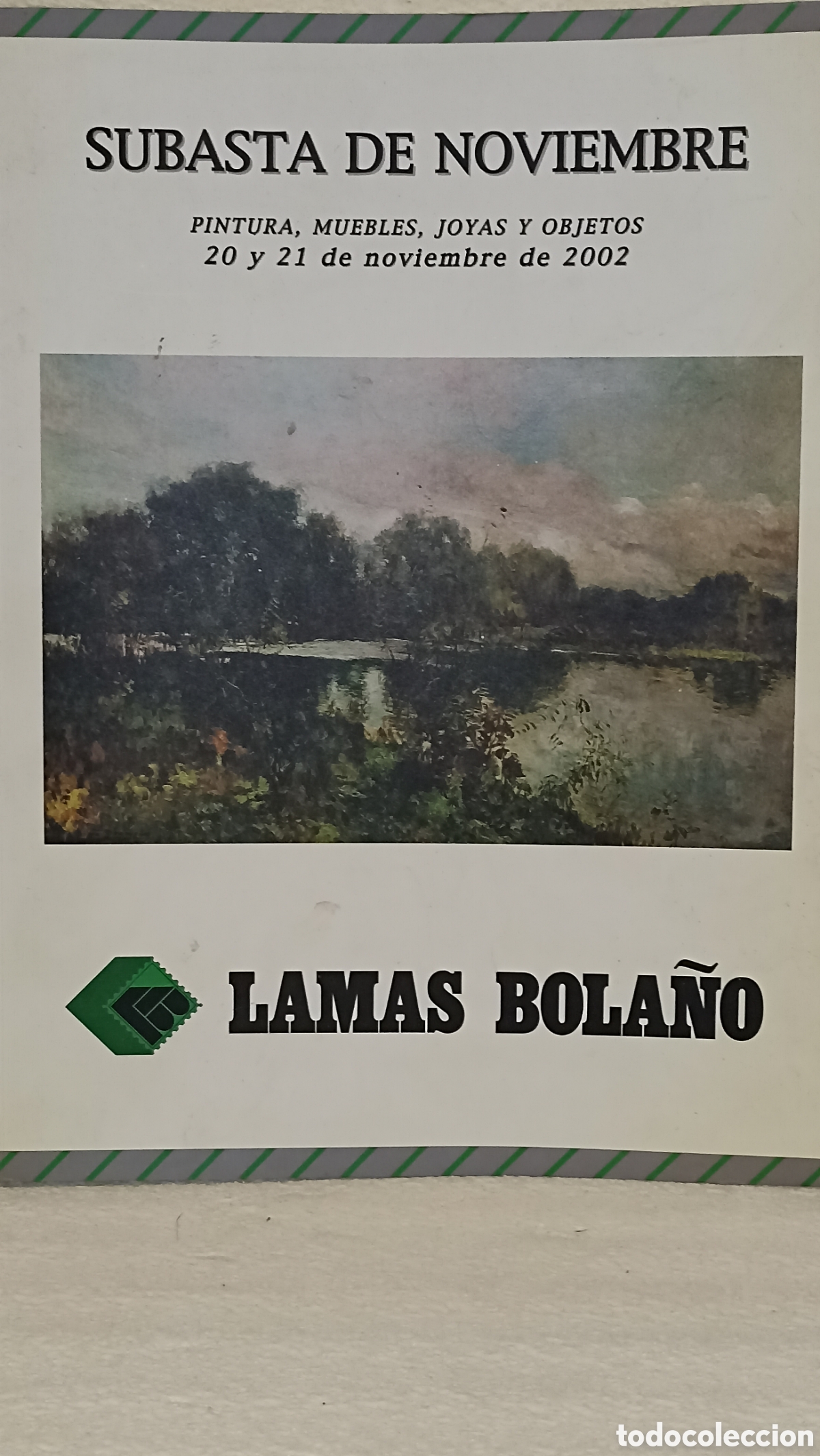 Arte: Cat&aacute;logo de Subasta Lamas Bola&ntilde;o &ndash; Noviembre 2002