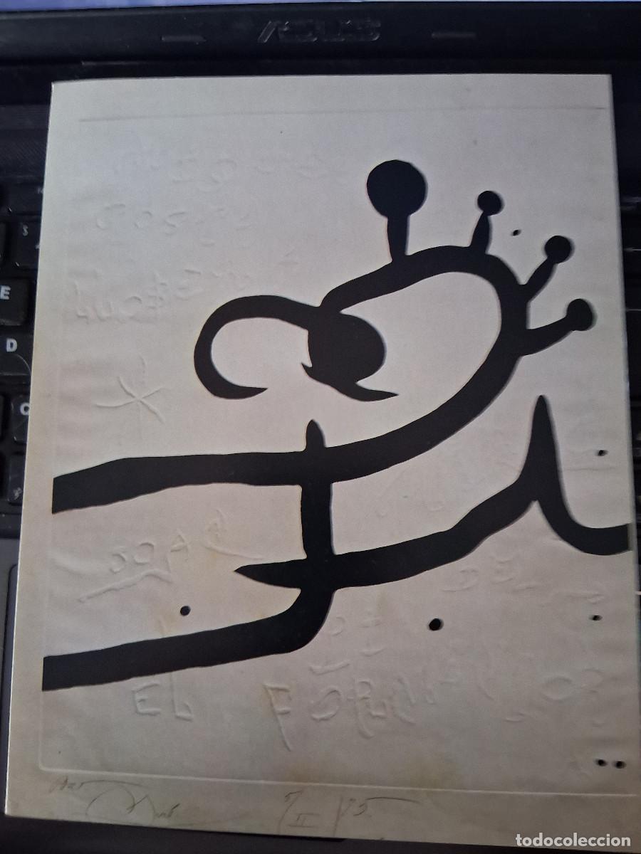 Arte: MIR&Oacute;, Joan: 5 gravats m&eacute;s i portada Acompanyant el poema &ldquo;El Pi de Formentor&rdquo;