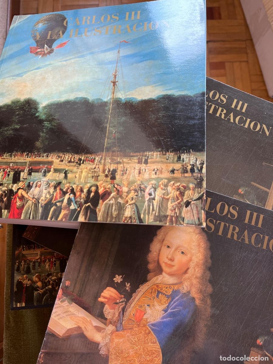 Arte: Carlos III Y la Ilustraci&oacute;n, cat&aacute;logo doble en estuche con folleto y plano de exposici&oacute;n