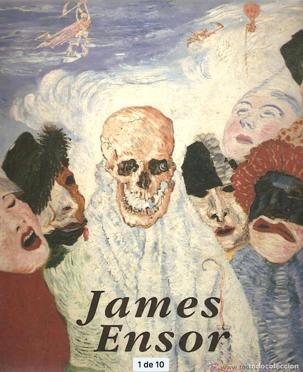 Arte: James Ensor 1860 1940 (cat&aacute;logo BBV) 329 pags. - Foto 2