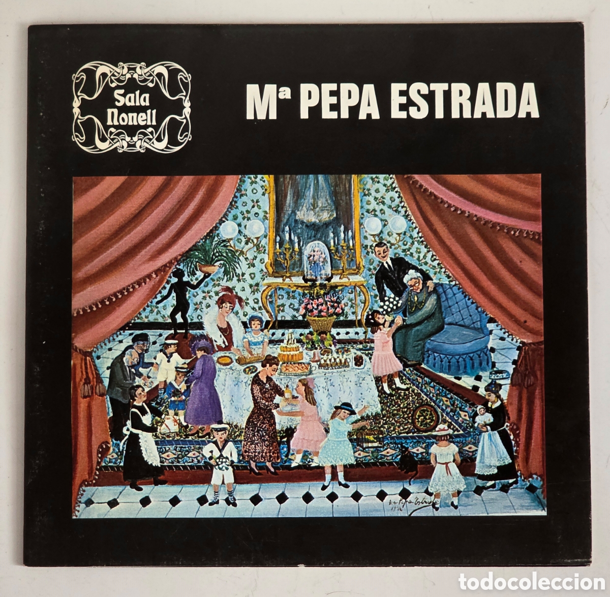 Arte: Mar&iacute;a Pepa Estrada Cat&aacute;logo Exposici&oacute;n Pintura Na&iacute;f Sala Nonell