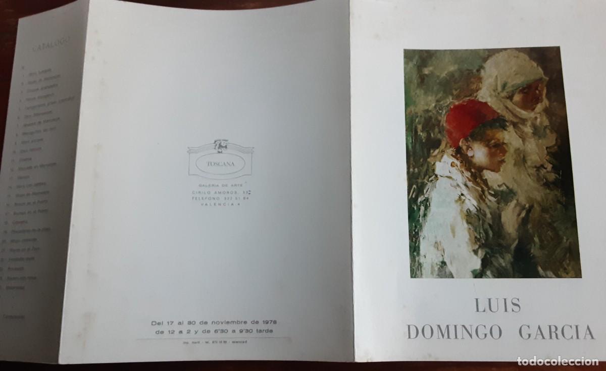 Arte: CAT&Aacute;LOGO DE LUIS DOMINGO GARC&Iacute;A, GALER&Iacute;A TOSCANA VALENCIA A&Ntilde;O 1978.