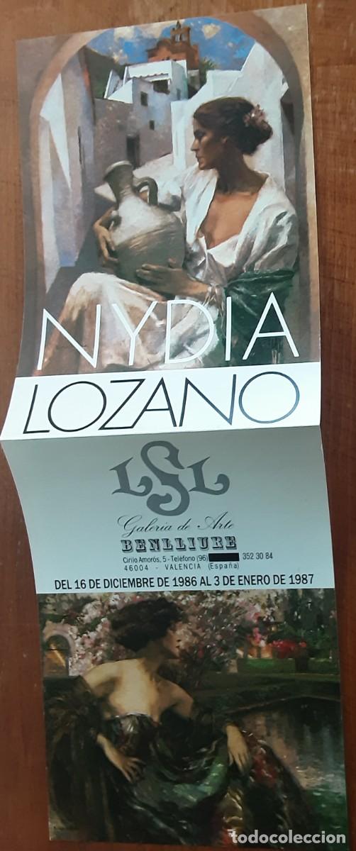 Arte: CAT&Aacute;LOGO DE NYDIA LOZANO, GALER&Iacute;A BENLLIURE VALENCIA A&Ntilde;O 1986.