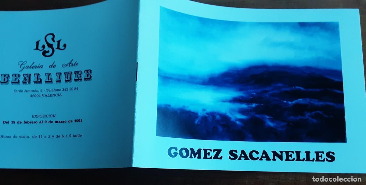 Arte: CAT&Aacute;LOGO DE GOMEZ SACANELLES, GALER&Iacute;A BENLLIURE VALENCIA A&Ntilde;O 1991.