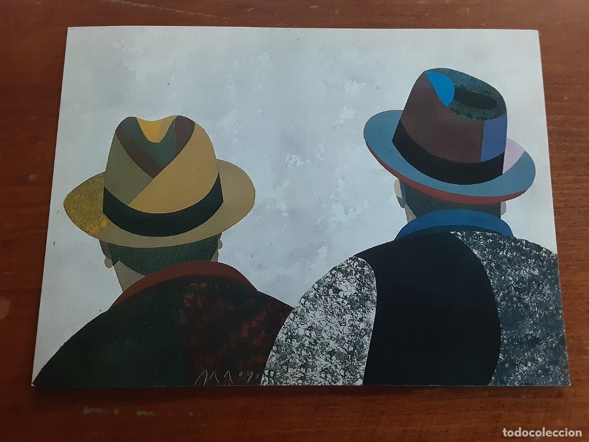 Arte: ARROYO, TARJETA PUBLICITARIA GALERIA PUCHOL, FERIA INTERNACIONAL DE ARTE, VALENCIA 1990.