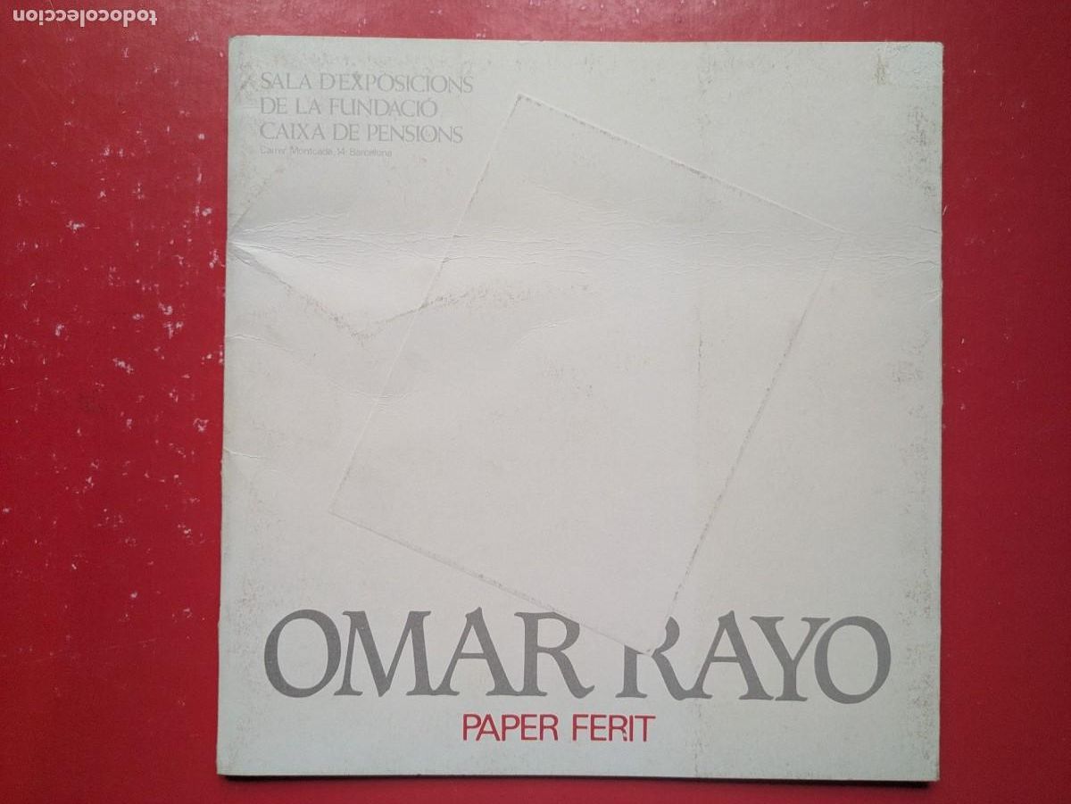 Arte: Cat&aacute;logo Omar Rayo Paper Ferit - Fundaci&oacute; La Caixa 1985