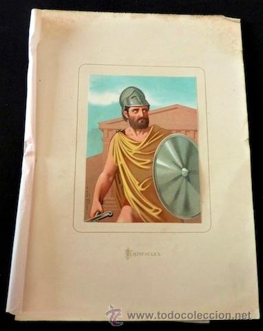 Arte: Cromolitograf&iacute;a de Temistocles - Foto 1