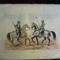 Arte: 1853 CROMOLITOGRAFIA PROCEDENTE DE LA HISTORIA ORGANICA DE LAS ARMAS DEL CONDE DE CLONARD. Lote 40404905