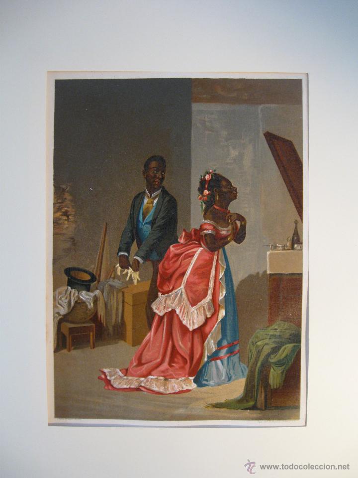Arte: Cromolitografia de 1870. - Foto 1