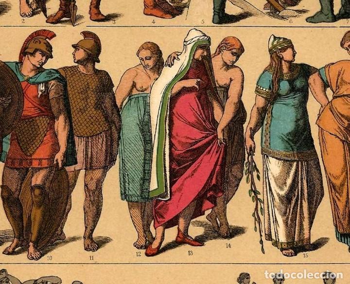 Cultura Etrusca Italia Pre Romana Moda Y Costu Buy Chromolithographs At Todocoleccion