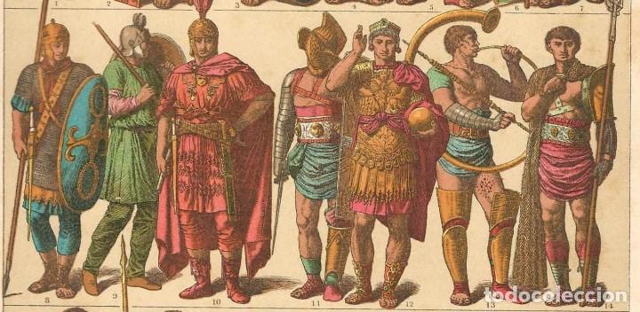 Cromolitografia Siglo Xix Moda Romana Imperi Buy Chromolithographs At Todocoleccion