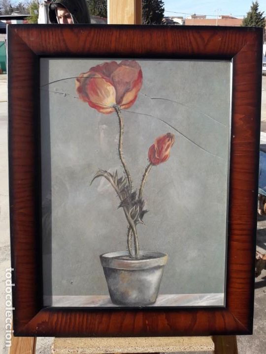 Arte: Florero enmarcado - Foto 1