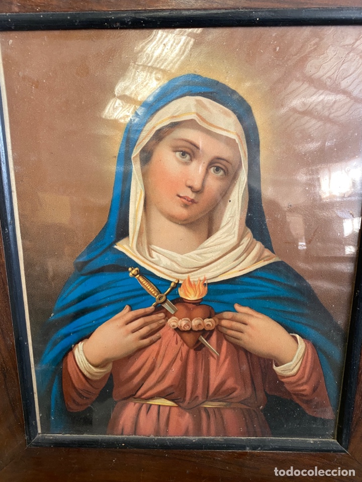 Arte: Virgen Mar&iacute;a inmaculada del coraz&oacute;n - Foto 2
