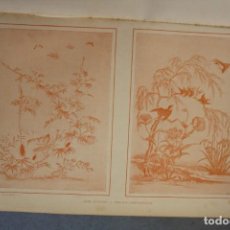 Arte: AÑO 1897 LAMINA CROMOLITOGRAFIADA ARTE JAPONES: DIBUJOS HUMORISTICOS - MONTANER Y SIMON. Lote 286065228
