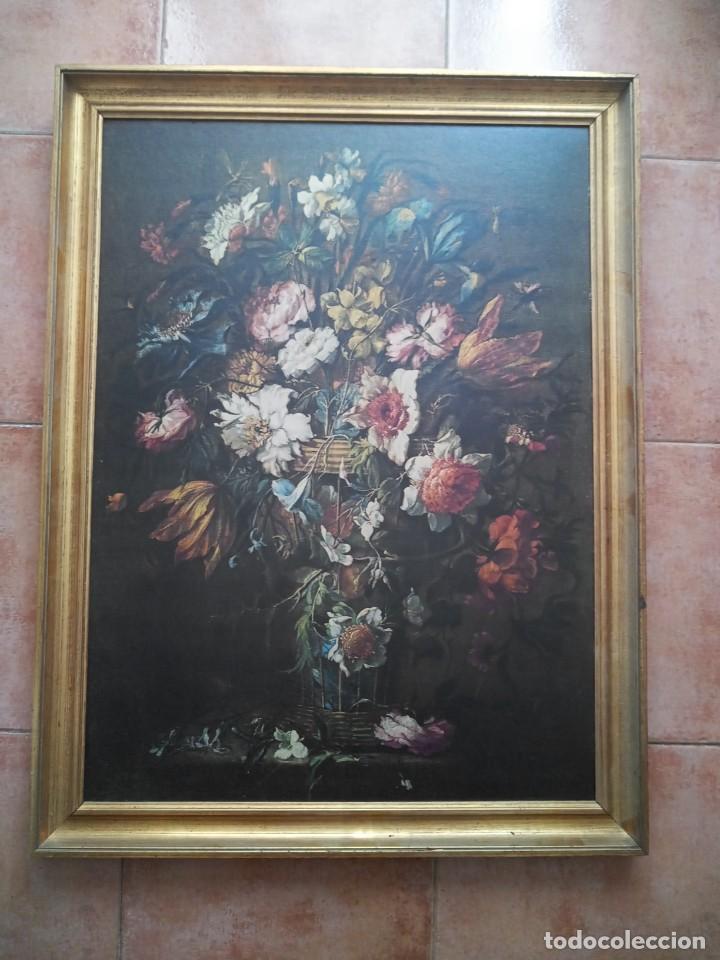 Arte: BONITO BODEGON EN MARCO DORADO - Foto 1