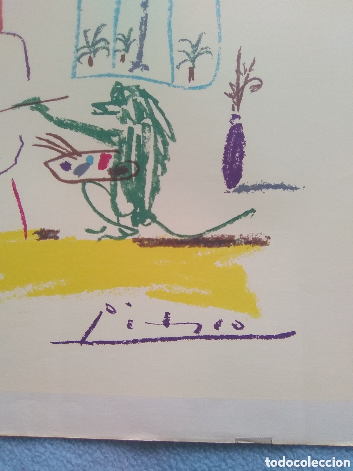 Arte: Pablo Picasso El Mono Pintor. - Foto 3