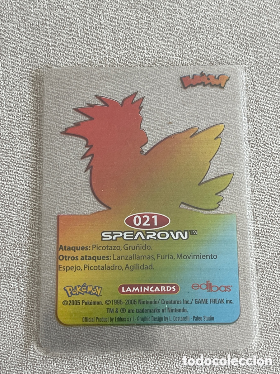 Arte: Carta Pok&eacute;mon Spearow - Foto 2