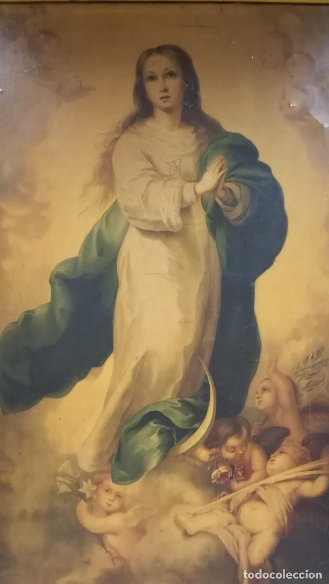 Arte: CUADRO INMACULADA DE EL ESCORIAL DE MURILLO - Foto 2