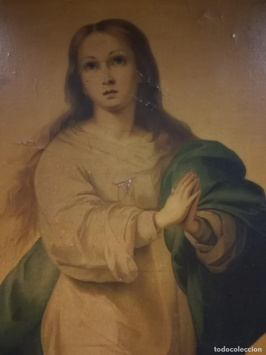 Arte: CUADRO INMACULADA DE EL ESCORIAL DE MURILLO - Foto 3
