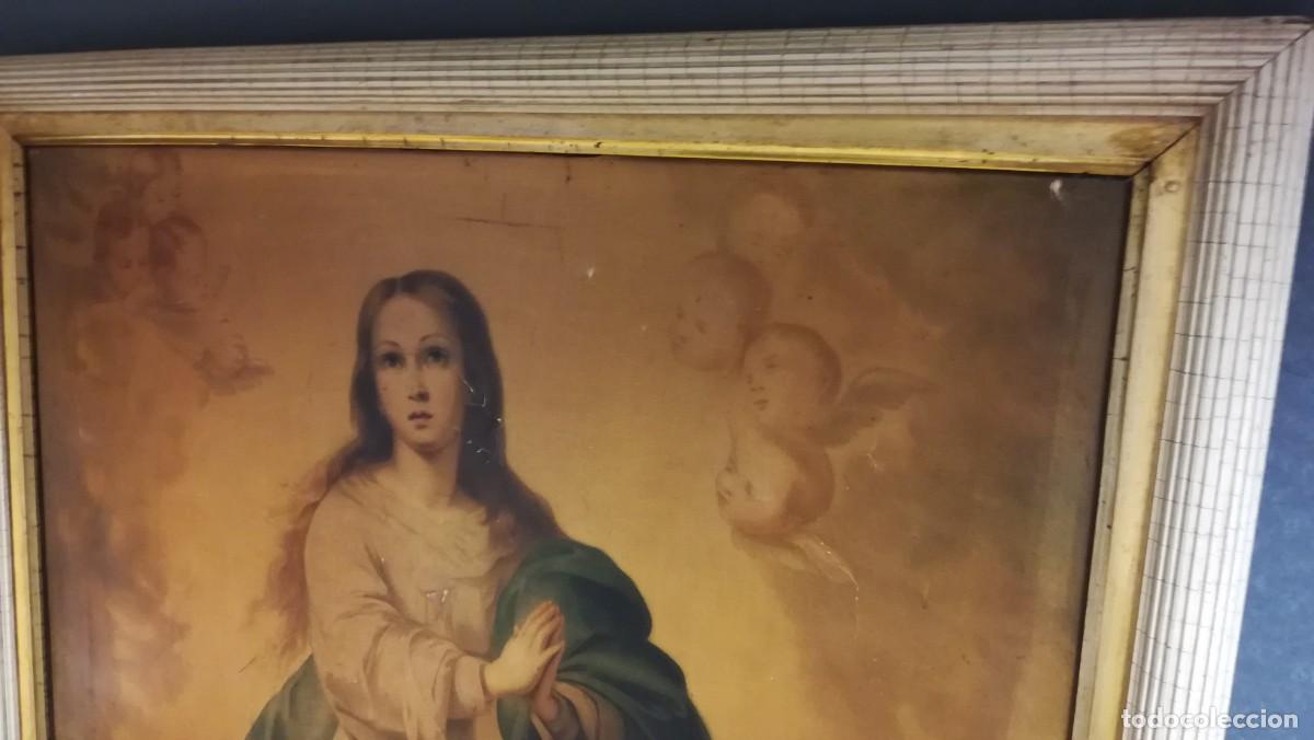 Arte: CUADRO INMACULADA DE EL ESCORIAL DE MURILLO - Foto 4