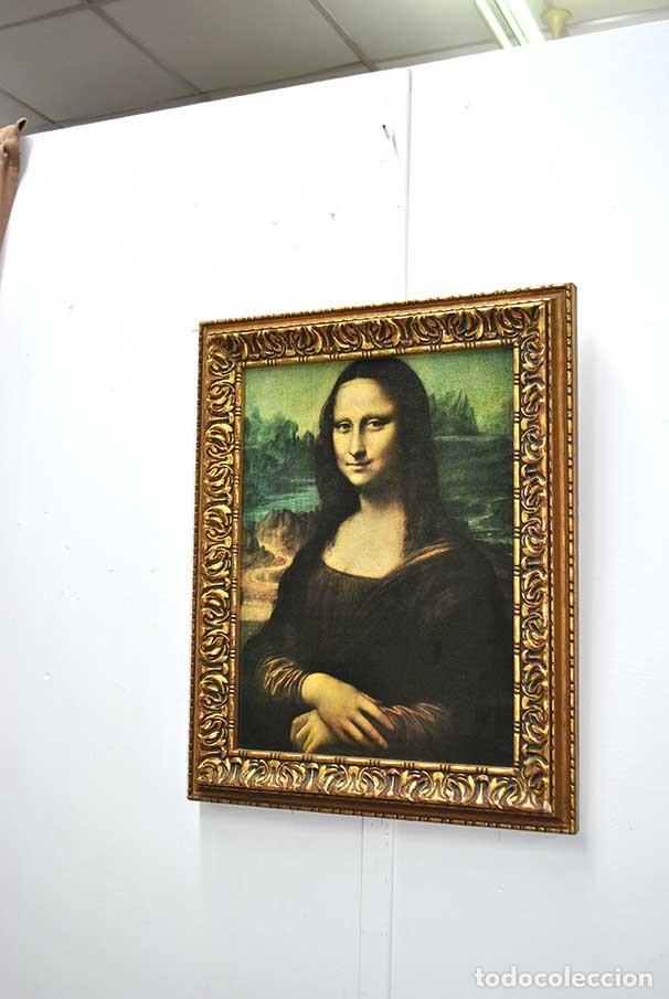 Arte: CUADRO CROMOLITOGRAF&Iacute;A MONA LISA - Foto 2