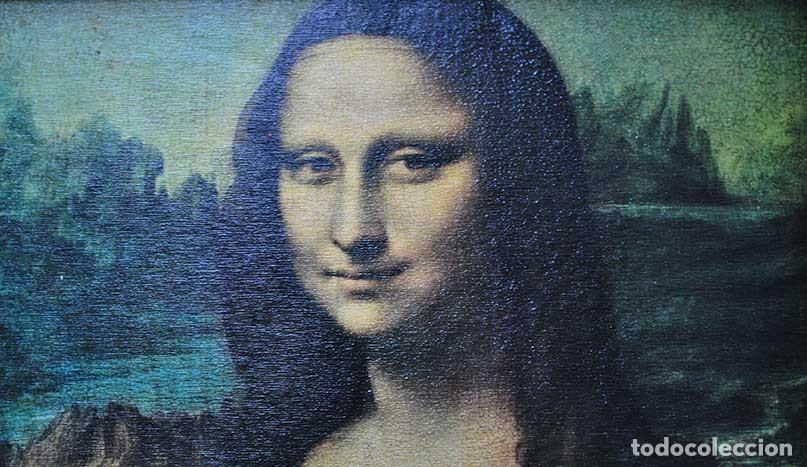 Arte: CUADRO CROMOLITOGRAF&Iacute;A MONA LISA - Foto 3