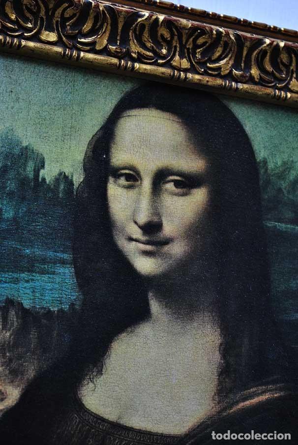 Arte: CUADRO CROMOLITOGRAF&Iacute;A MONA LISA - Foto 4