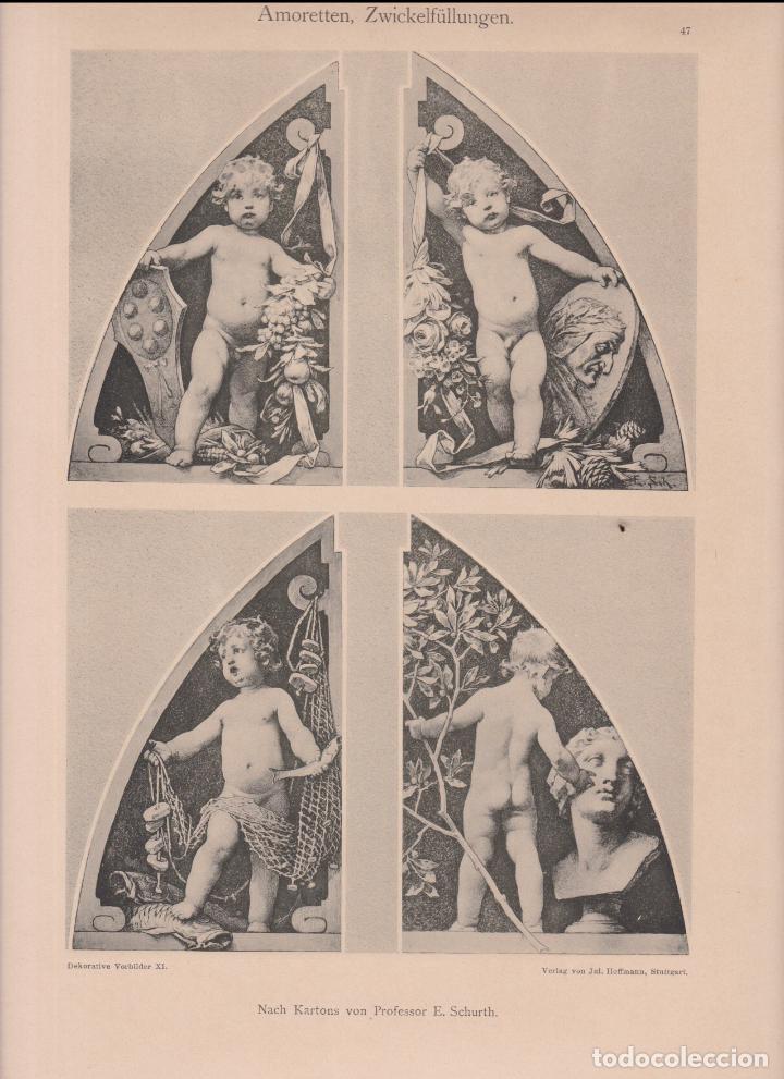 Arte: CROMOLITOGRAFIA CUPIDOS, RELLENOS - Foto 1
