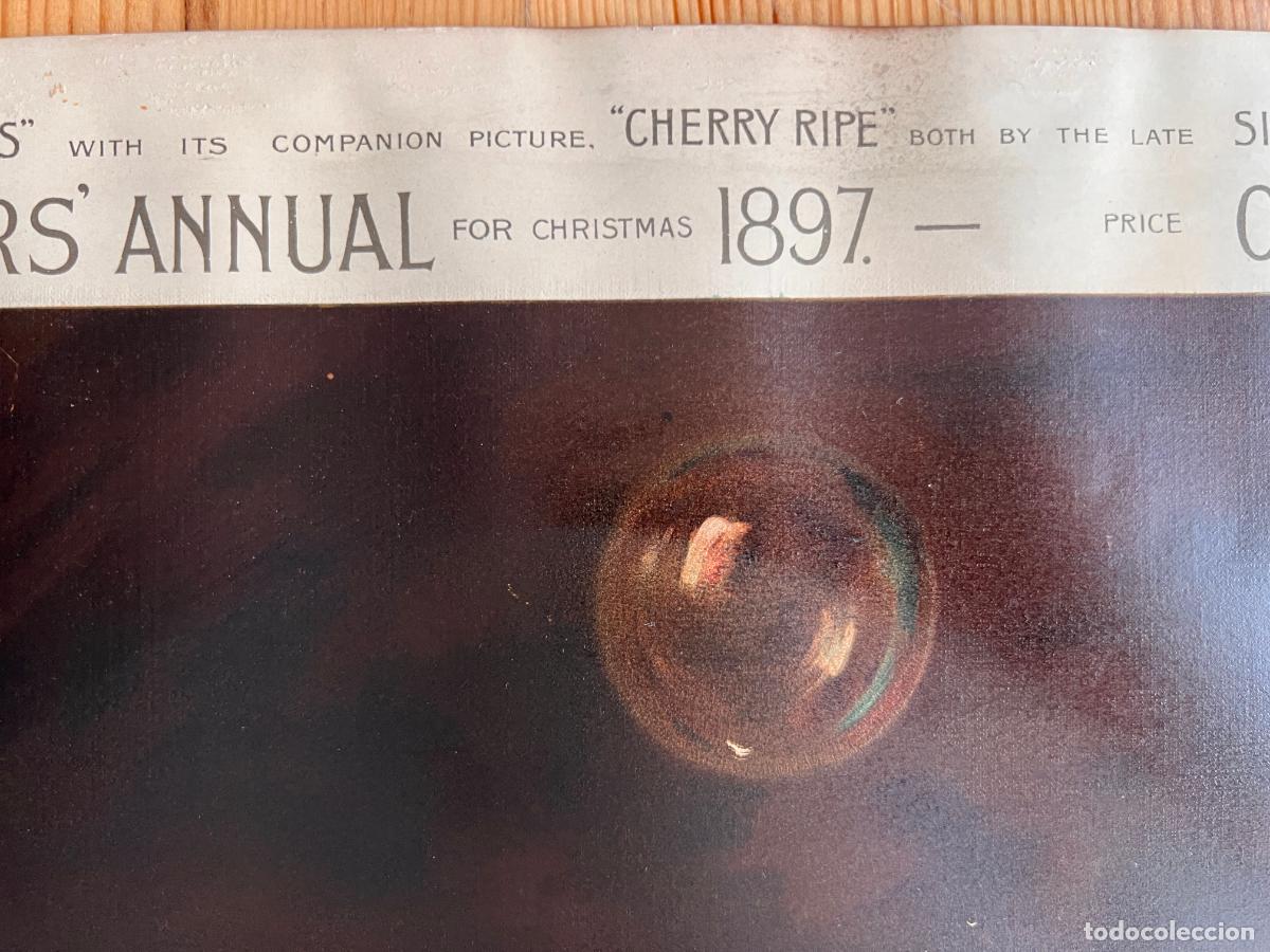 Arte: Pears Soap Annual Chromolithograph . 1897 , Millais, John Everett . Bubbles. - Foto 10
