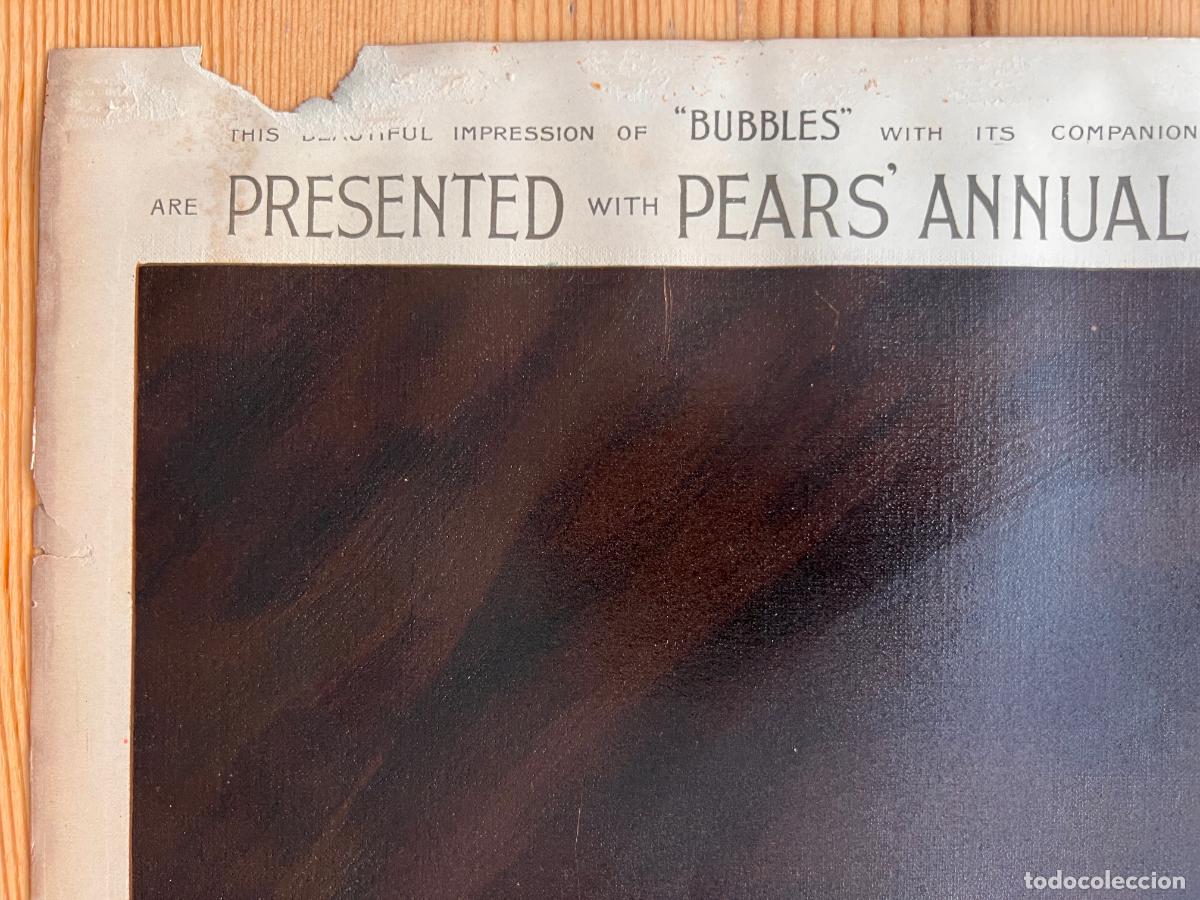 Arte: Pears Soap Annual Chromolithograph . 1897 , Millais, John Everett . Bubbles. - Foto 11