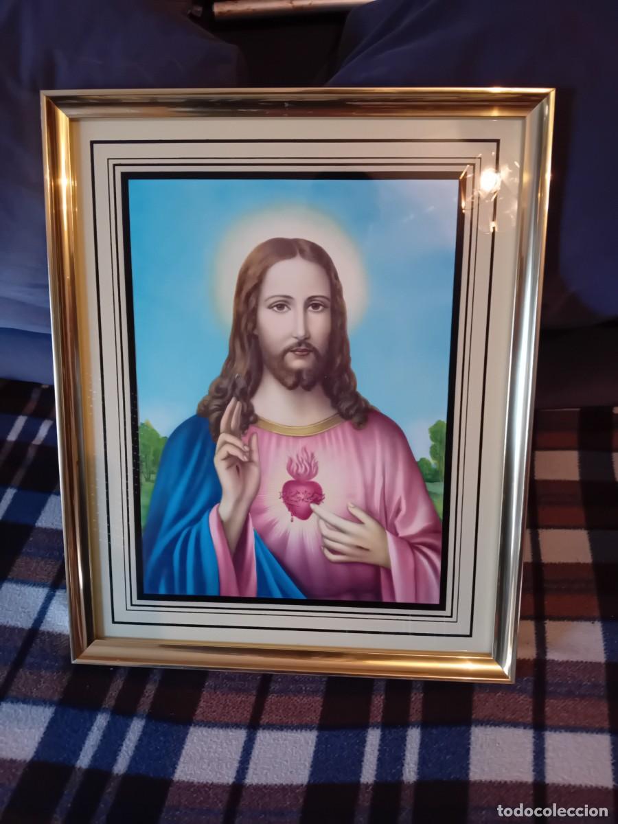 Arte: Coraz&oacute;n de Jes&uacute;s d&eacute;cada de los 70. - Foto 1