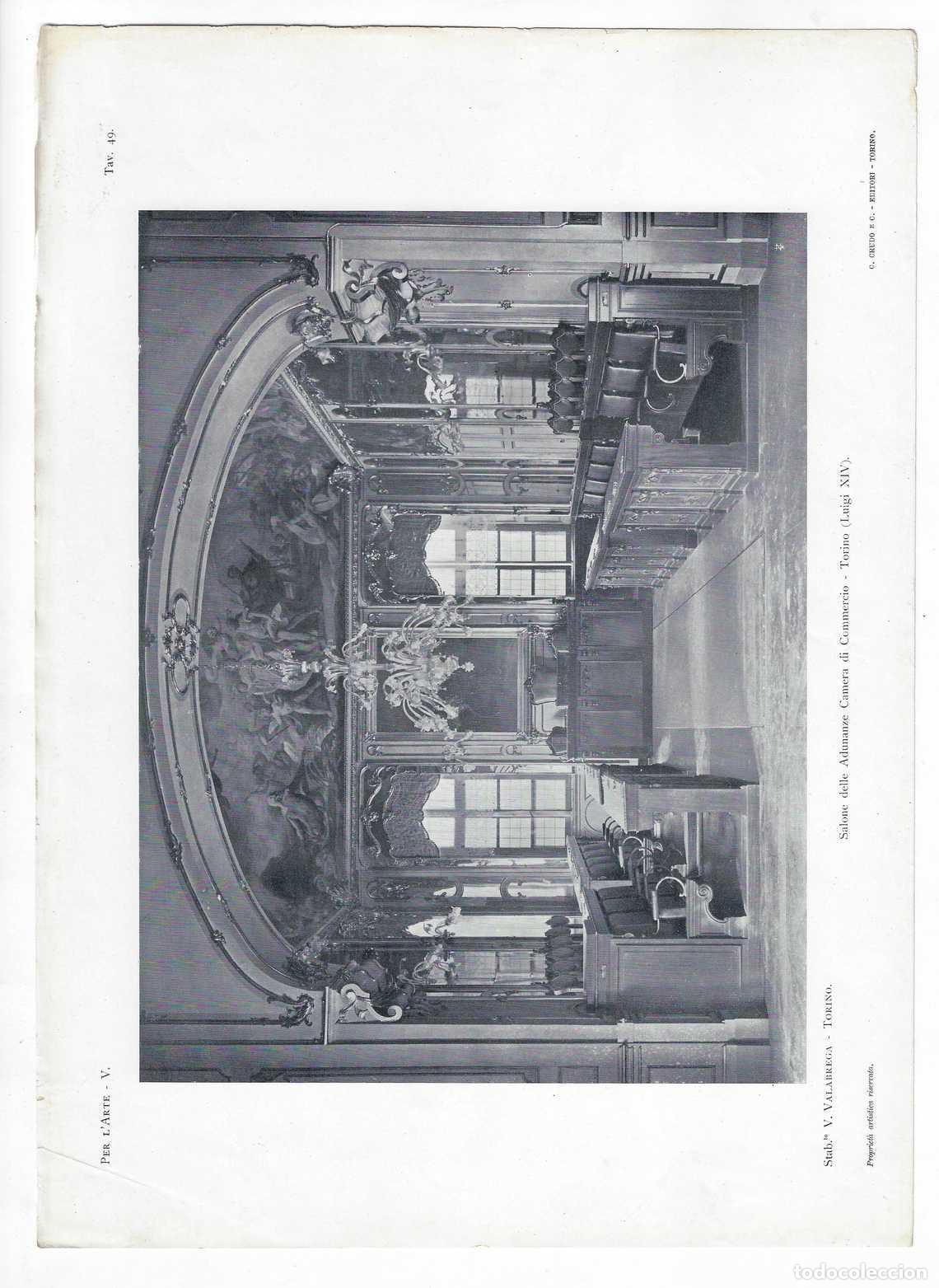 Arte: PER L ARTE A&Ntilde;O V L&Aacute;M. 49. Salone delle Adunanze Camera di Commercio - Torino (Luigi XIV) (V. Valabre